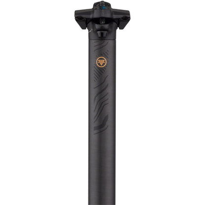 Teravail Stratum Carbon Seatpost - 27.2 x 400mm, 18mm Offset, Black [MPN: 19-000574]_2085742