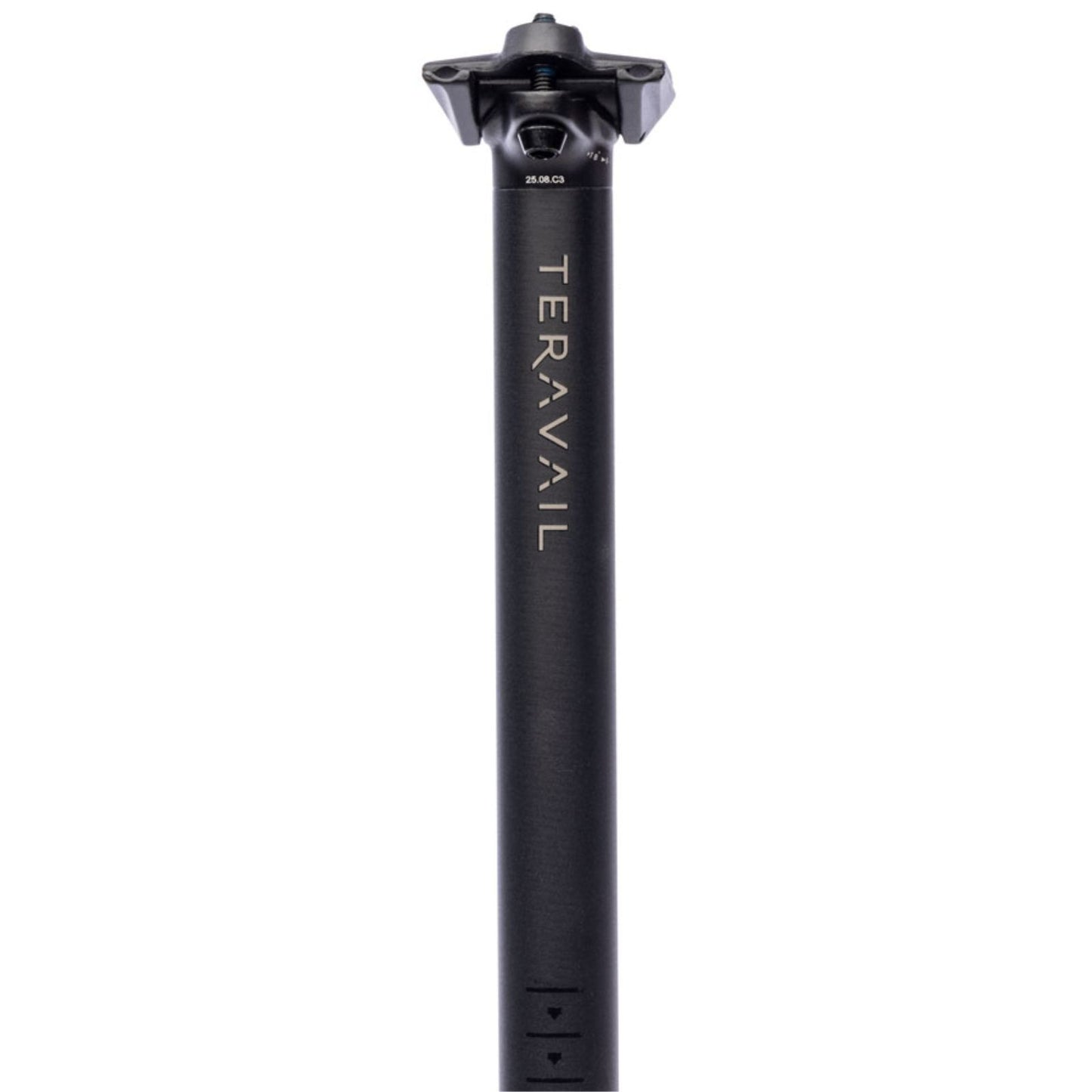 Teravail Stratum Seatpost - 27.2 x 400mm, 18mm Offset, Black [MPN: 19-000644]_2085701