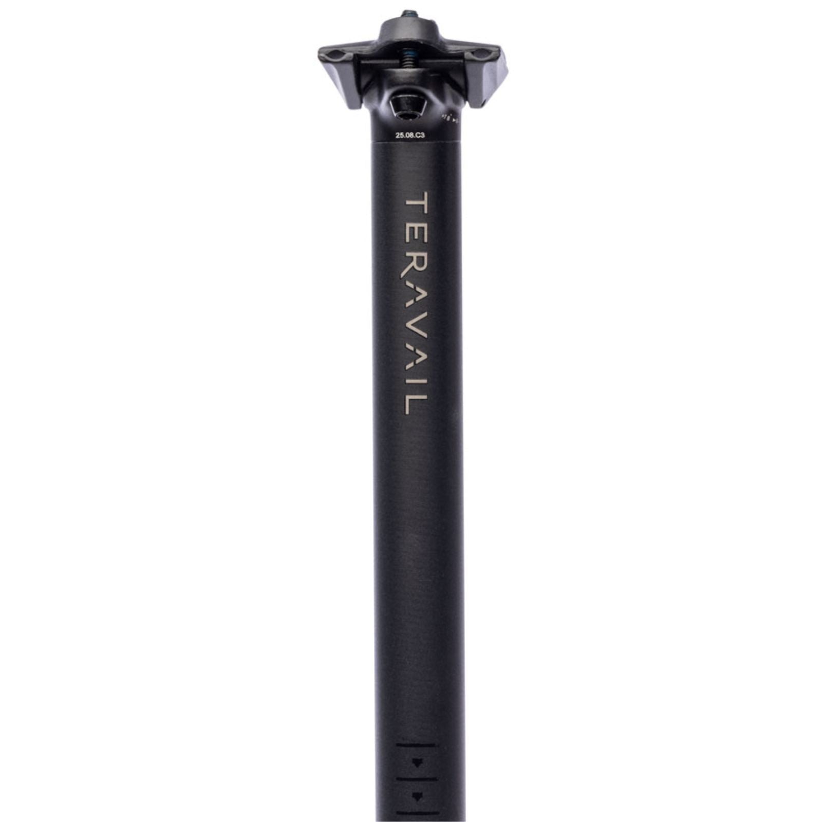 Teravail Stratum Seatpost - 27.2 x 400mm, 18mm Offset, Black [MPN: 19-000644]_2085701