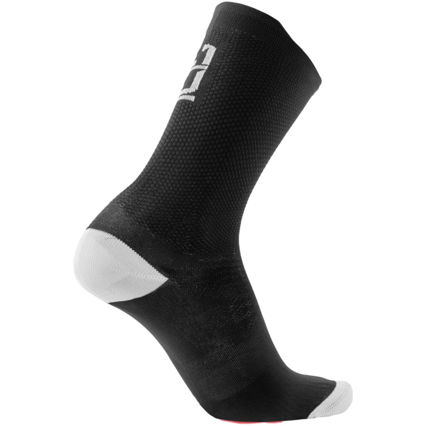 Sidi - Bicycle Nitiidus Socks - Black/White, 18cm, Fits Sizes 47-50 [MPN: 000MPCANITIIDUSBLKWHT47-50]_2085617