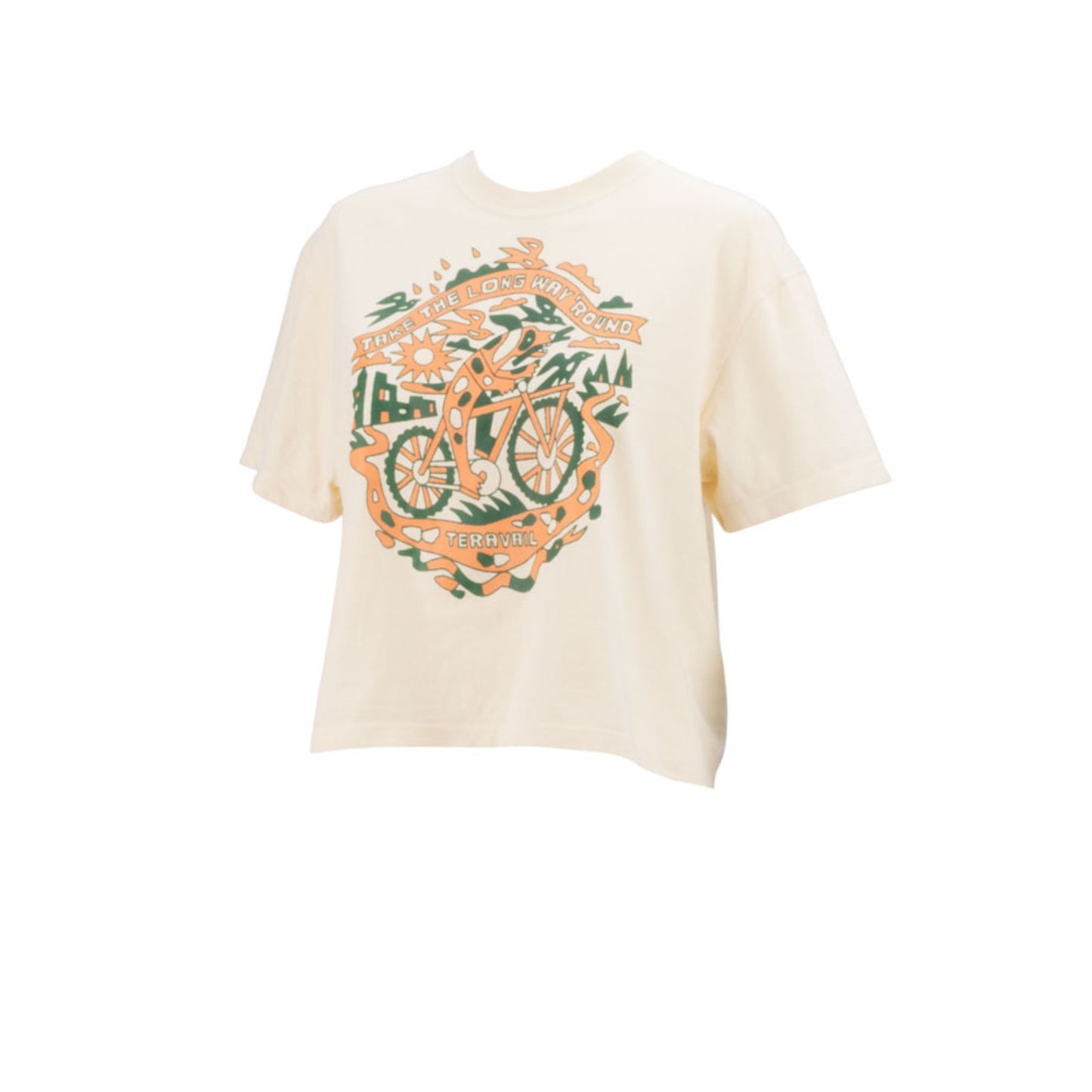 Teravail Artist Series: Joshua Noom T-Shirt - Ivory - Women's - Medium [MPN: 19-000946]_2085301