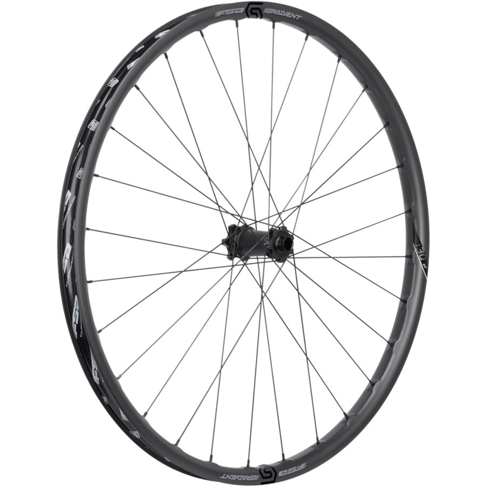 Full Speed Ahead Gradient Carbon i30 Front Wheel - 29", 15 x 110mm, 6-Bolt, Black [MPN: 720-0092223030]_2085798