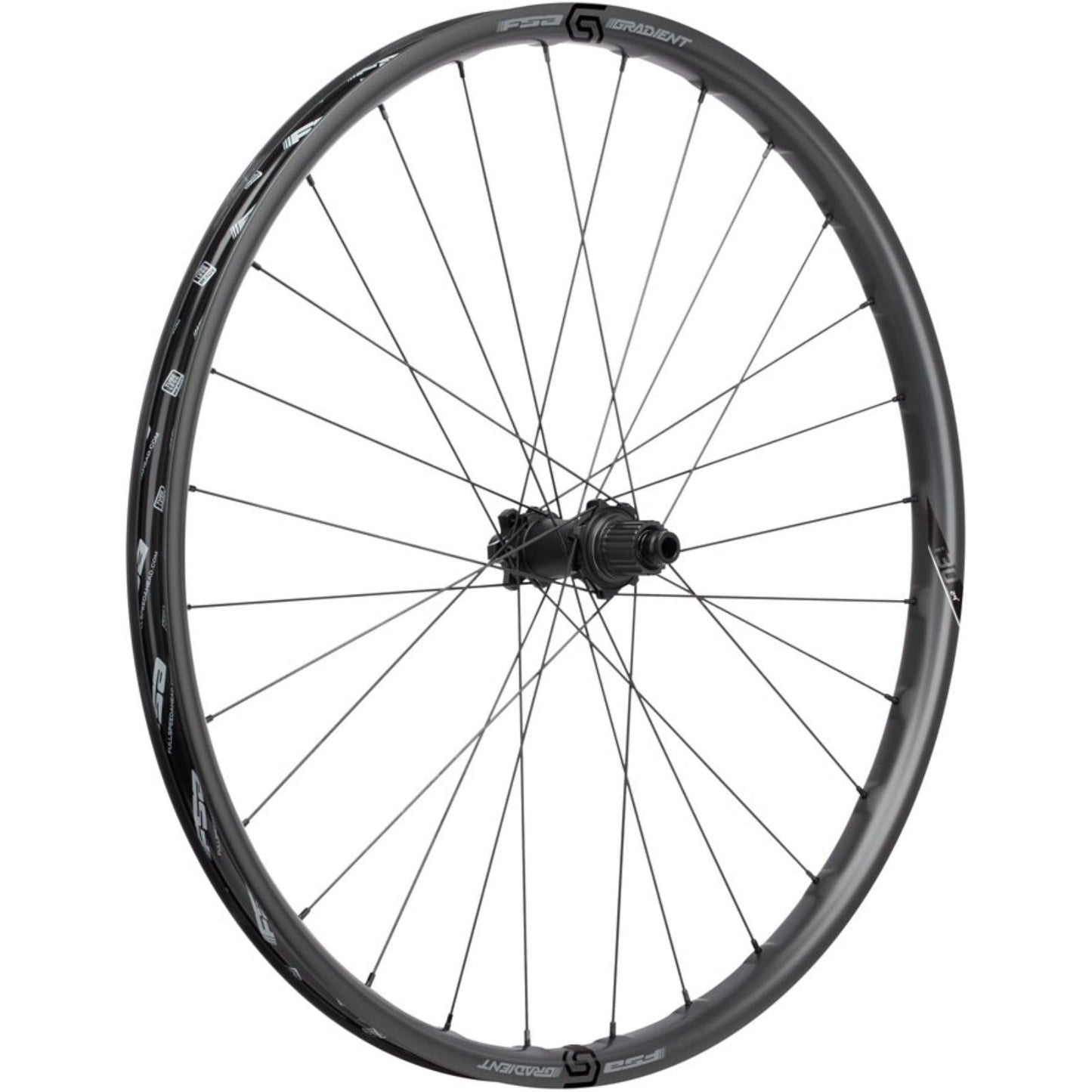 Full Speed Ahead Gradient Carbon i30 Rear Wheel - 27.5", 12 x 148mm, 6-Bolt, Black [MPN: 720-0093214030]_2085791