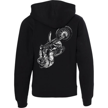 FLY Racing Youth FLY+DBK Wheelie Hoodie - Black_2091711