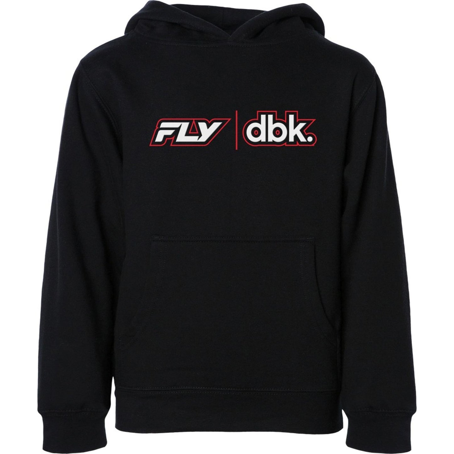 FLY Racing Youth FLY+DBK Wheelie Hoodie - Black_2091712