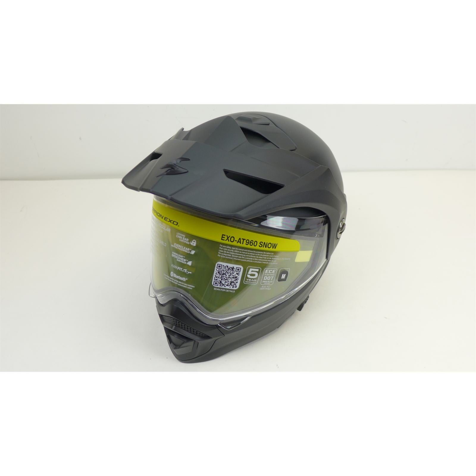 ScorpionEXO EXO-AT960 Helmet Matte Black Dual Pane - Medium OPEN BOX [MPN: 96-0104-SD]_2093444