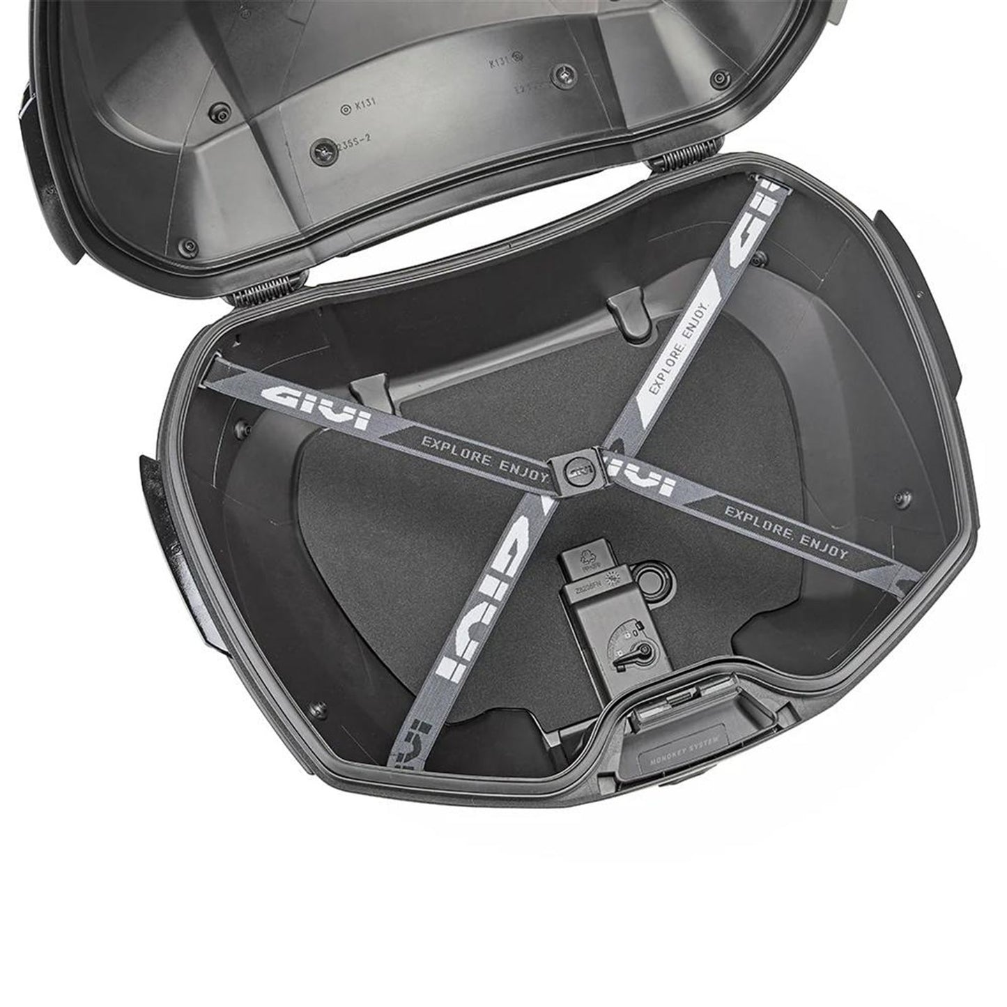 Givi V49NB Air Monokey Top Case - 49/Liter - Blackout Edition [MPN: V49NB]_2095158