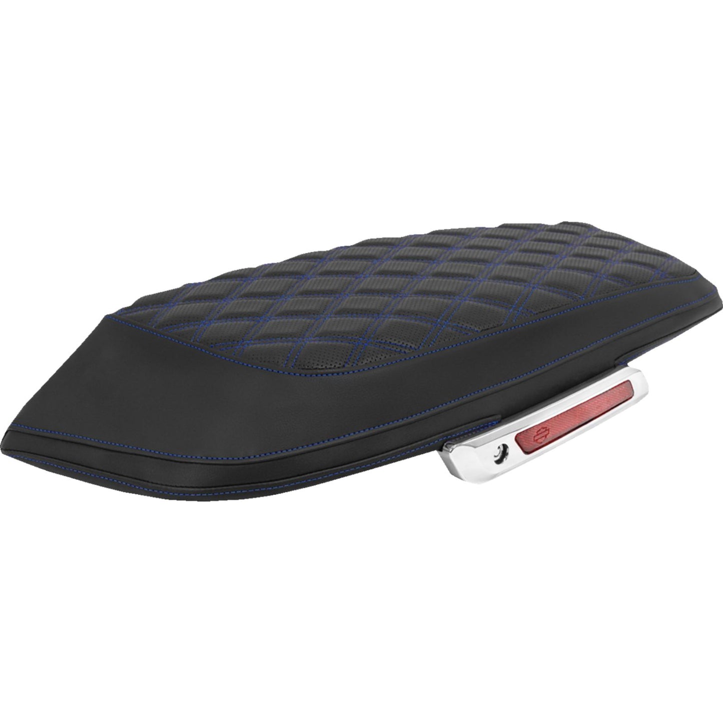 Saddlemen Saddlebag Lid Covers - Lattice - Blue Stitch for FLH/FLT '23-'25 [MPN: L870-23-18401]_2093804