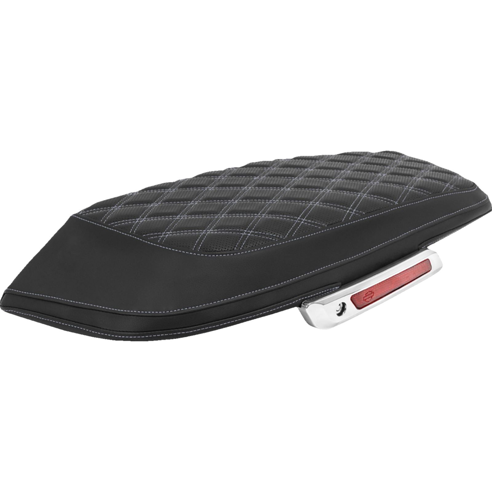 Saddlemen Saddlebag Lid Covers - Lattice - Silver Stitch - FLH/FLT '23-'25 [MPN: L870-23-18405]_2093807