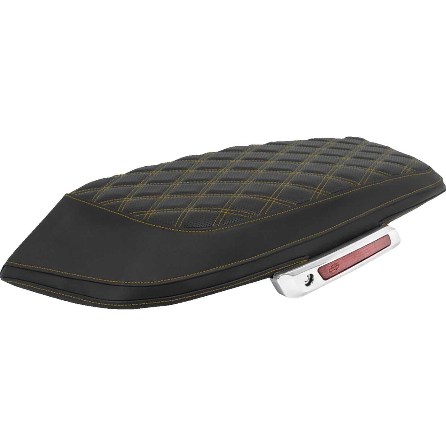 Saddlemen Saddlebag Lid Covers - Lattice - Gold Stitch - FLH/FLT '23-'25 [MPN: L870-23-18407]_2093812