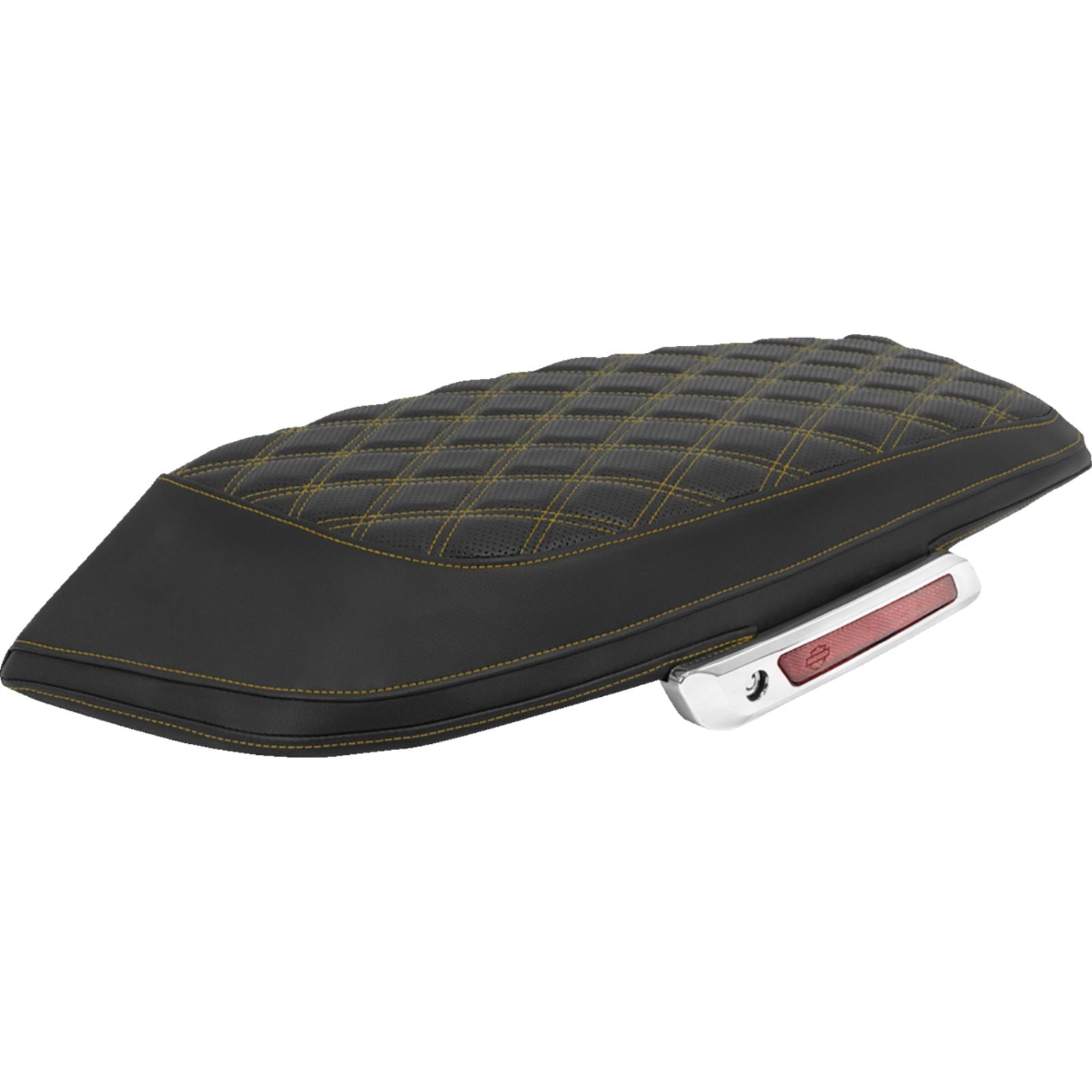 Saddlemen Saddlebag Lid Covers - Lattice - Gold Stitch - FLH/FLT '23-'25 [MPN: L870-23-18407]_2093812
