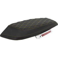 Saddlemen Saddlebag Lid Covers - Lattice - Gold Stitch - FLH/FLT '23-'25 [MPN: L870-23-18407]_2093812