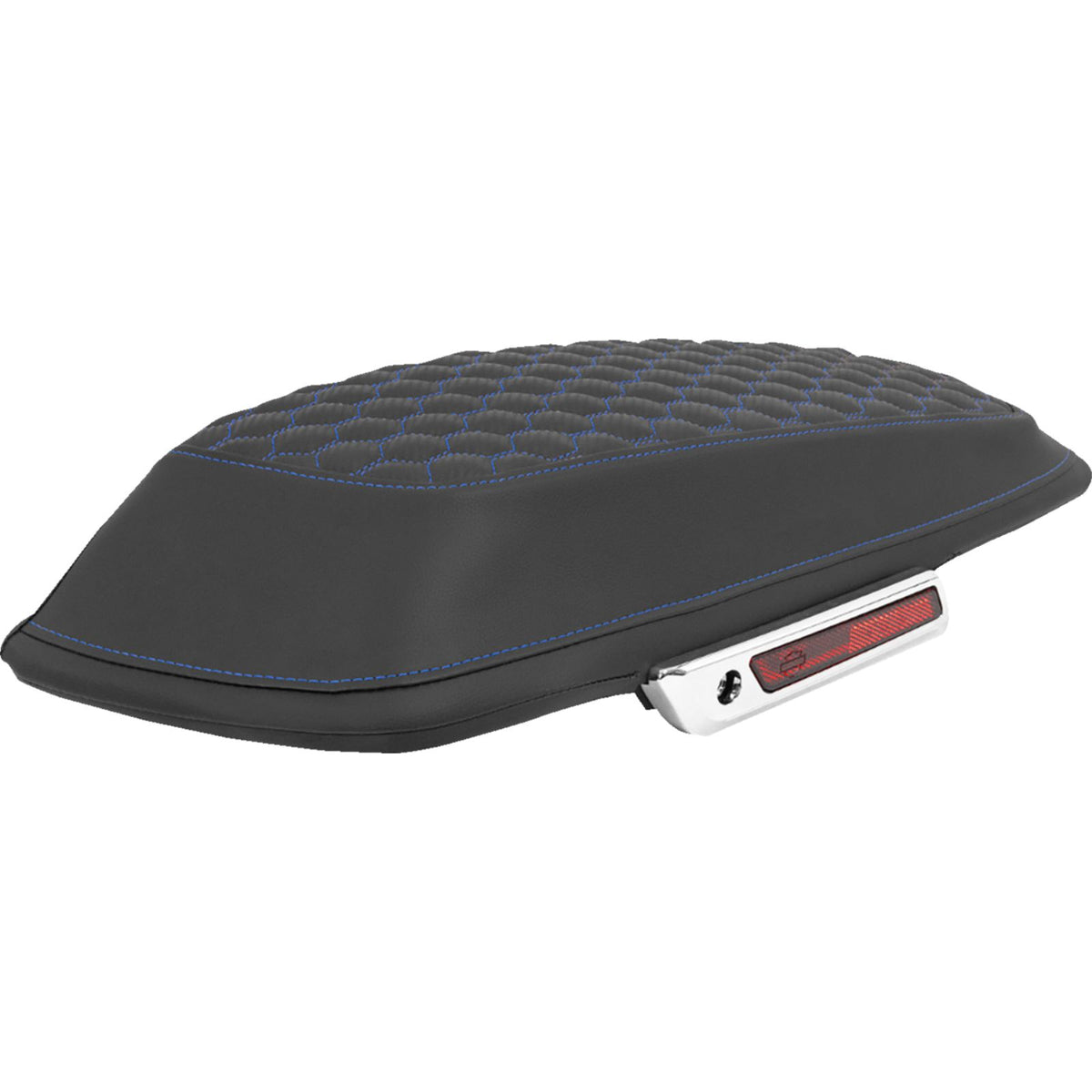 Saddlemen Saddlebag Lid Covers - Honeycomb - Blue Stitch - FLT/FLH '14-'25 [MPN: L870-14-19001]_2093802
