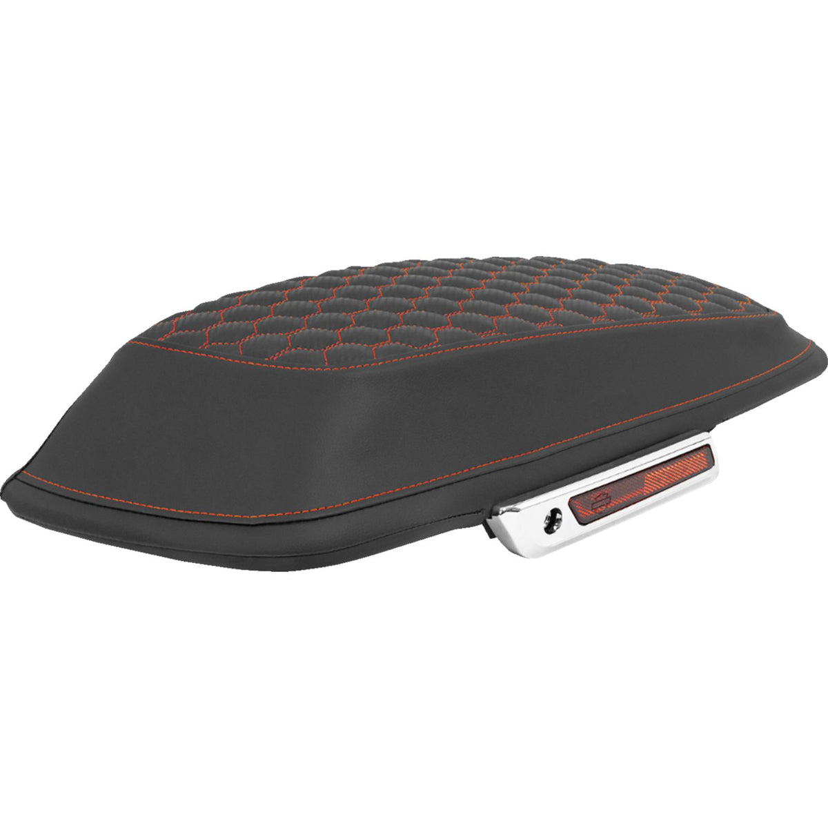 Saddlemen Saddlebag Lid Covers - Honeycomb - Red Stitch - FLT/FLH '14-'25 [MPN: L870-14-19004]_2093801
