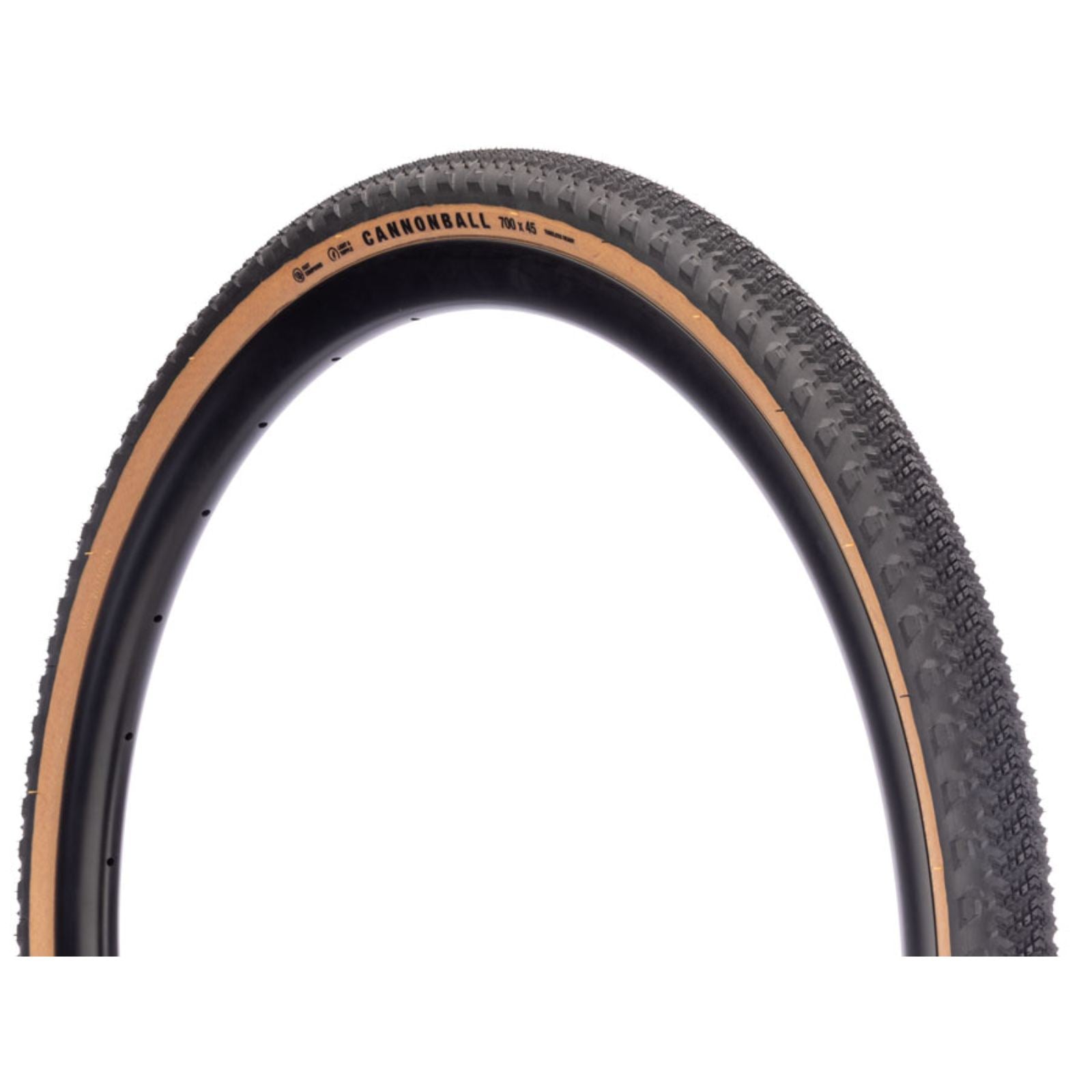 Teravail Cannonball Tire - 700 x 40, Tubeless, Folding, Tan, Light and Supple [MPN: 19-000780]_2094147