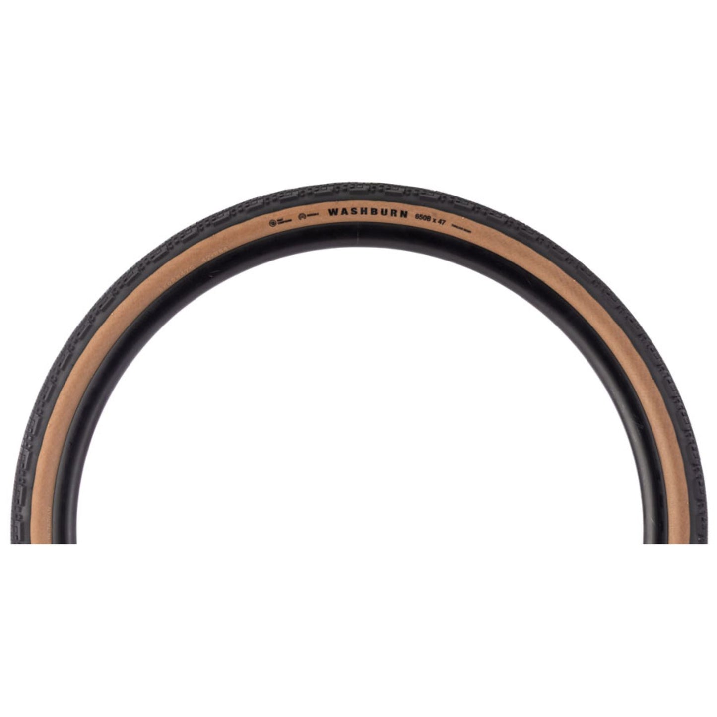 Teravail Washburn Tire - 650 x 47, Tubeless, Folding, Tan, Light and Supple [MPN: 19-000755]_2094158