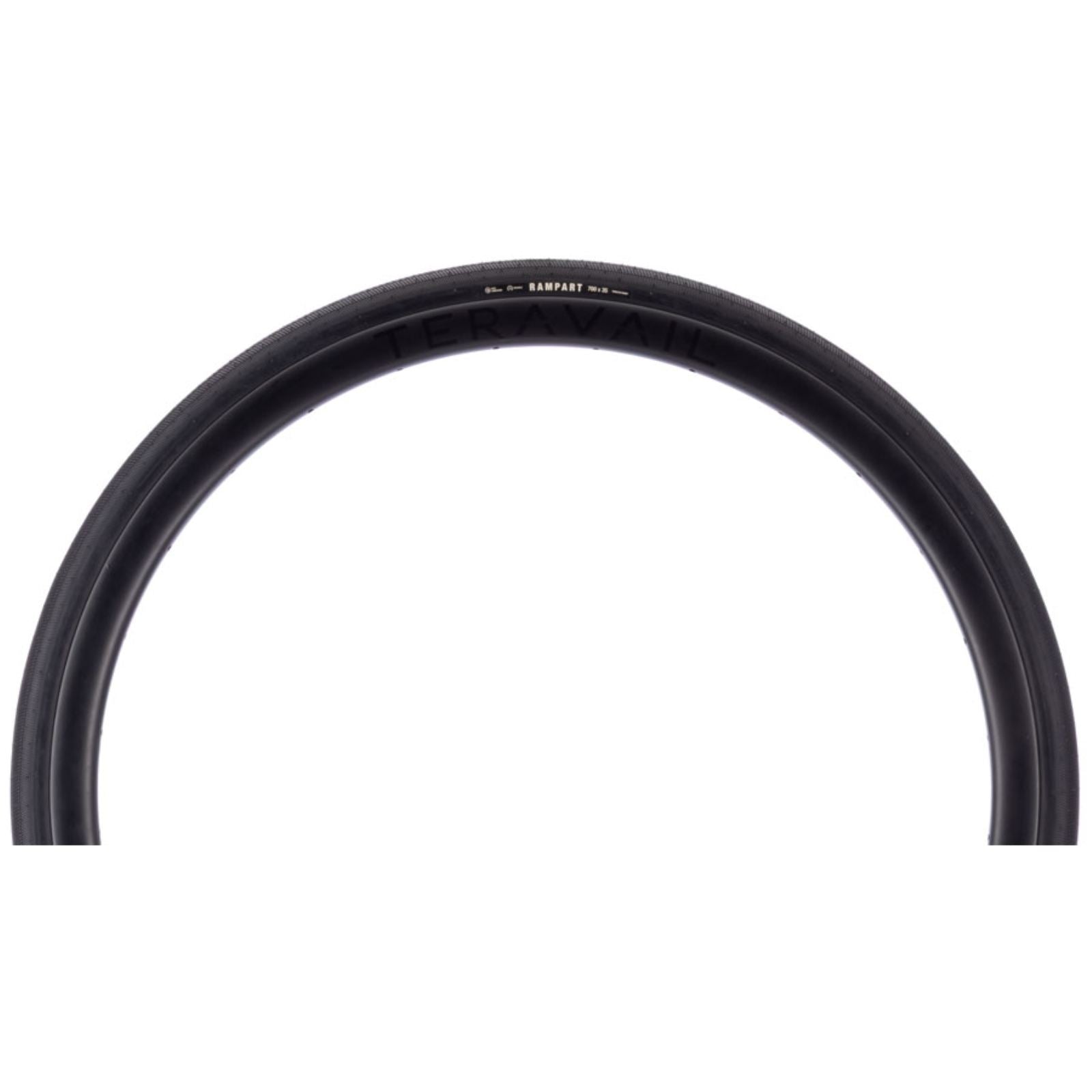 Teravail Rampart Tire 700x35, Tubeless, Folding, Black, Durable, Fast Compound [MPN: 19-000735]_2094165