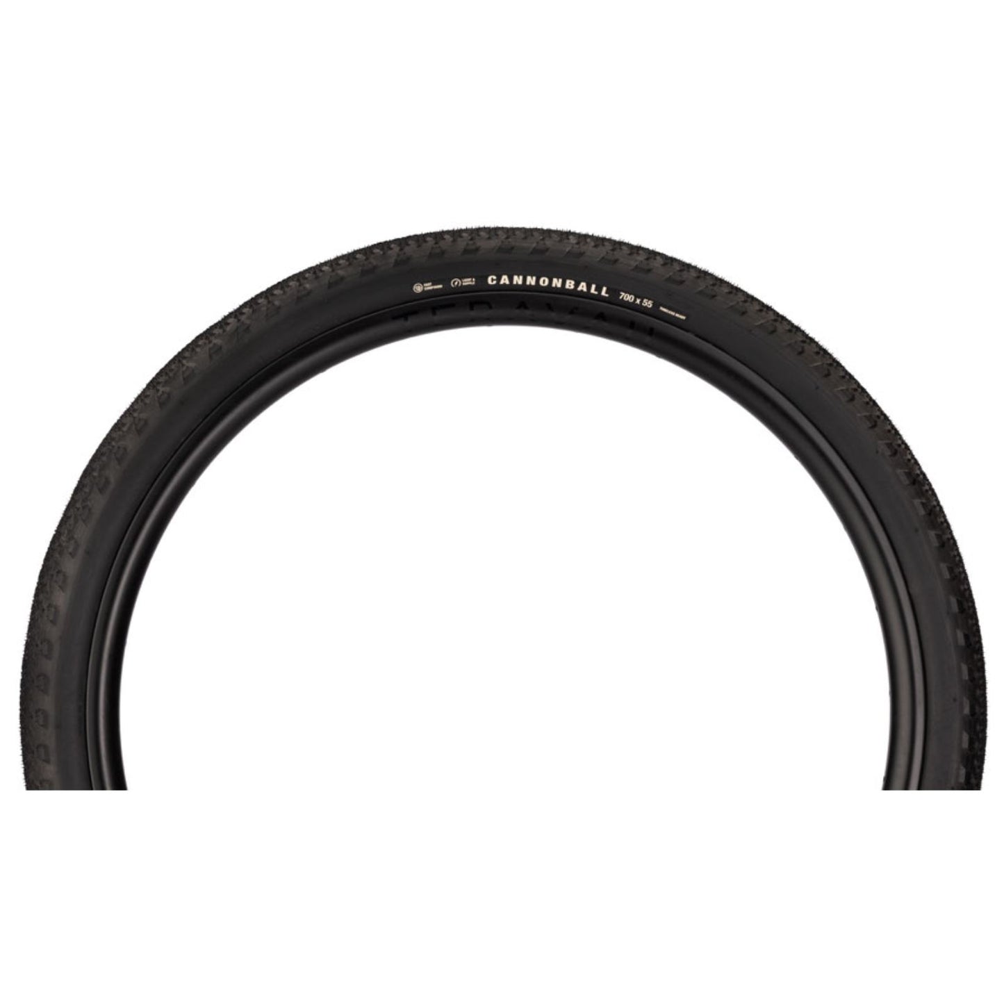 Teravail Cannonball Tire - 700 x 50, Tubeless, Folding, Black, Durable [MPN: 19-000790]_2094150