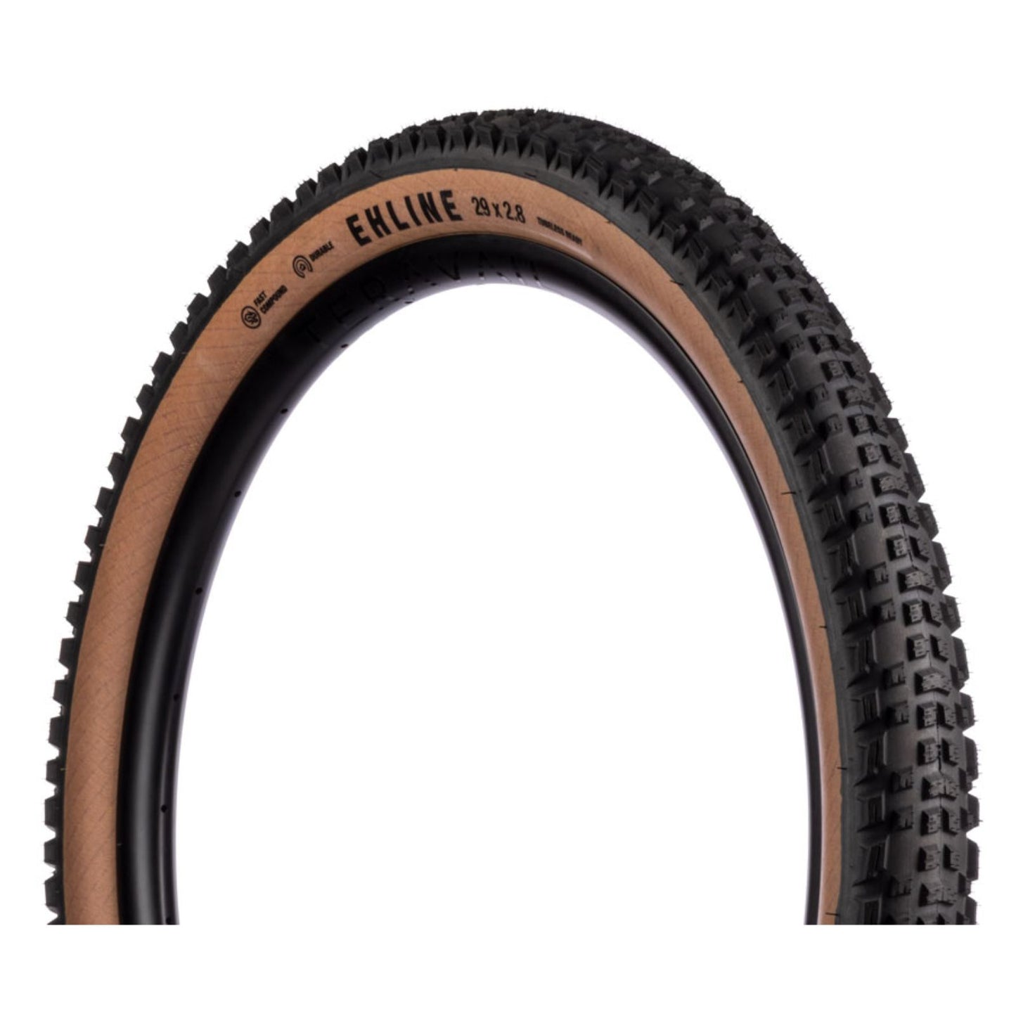Teravail Ehline Tire - 29 x 2.5, Tubeless, Folding, Tan, Durable [MPN: 19-000810]_2094194