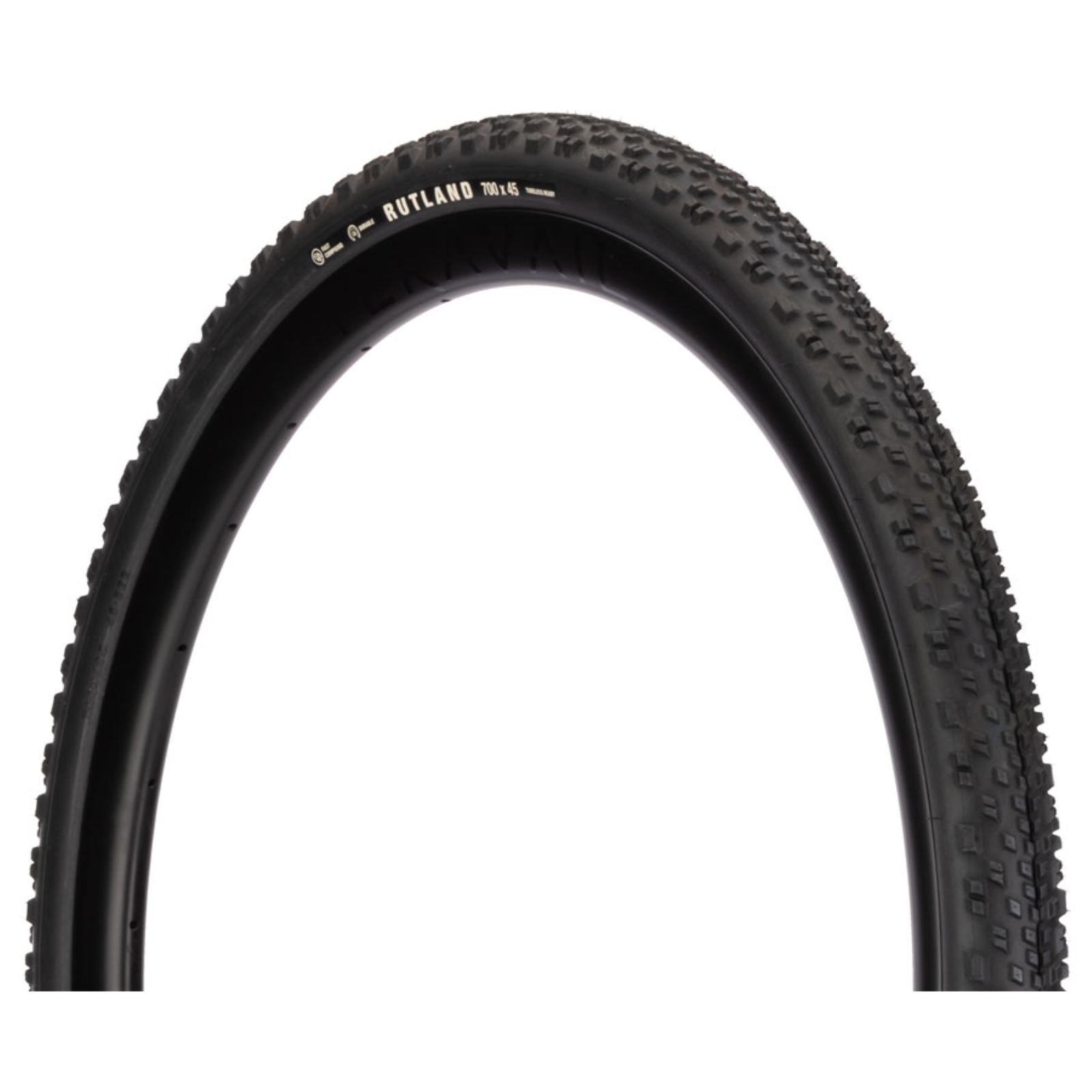 Teravail Rutland Tire - 700 x 45, Tubeless, Folding, Black, Durable [MPN: 19-000825]_2094211