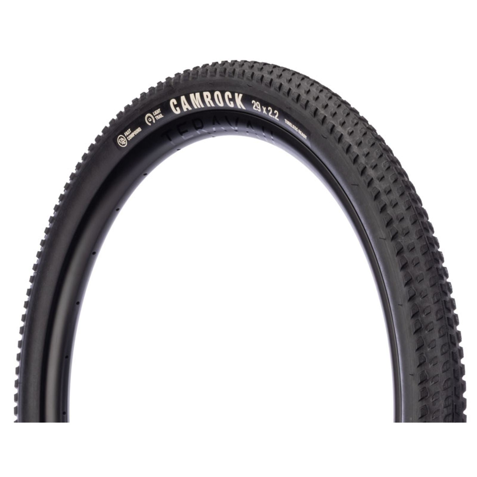 Teravail Camrock Tire - 29 x 2.2, Tubeless, Folding, Black, Light Trail [MPN: 19-000544]_2094195