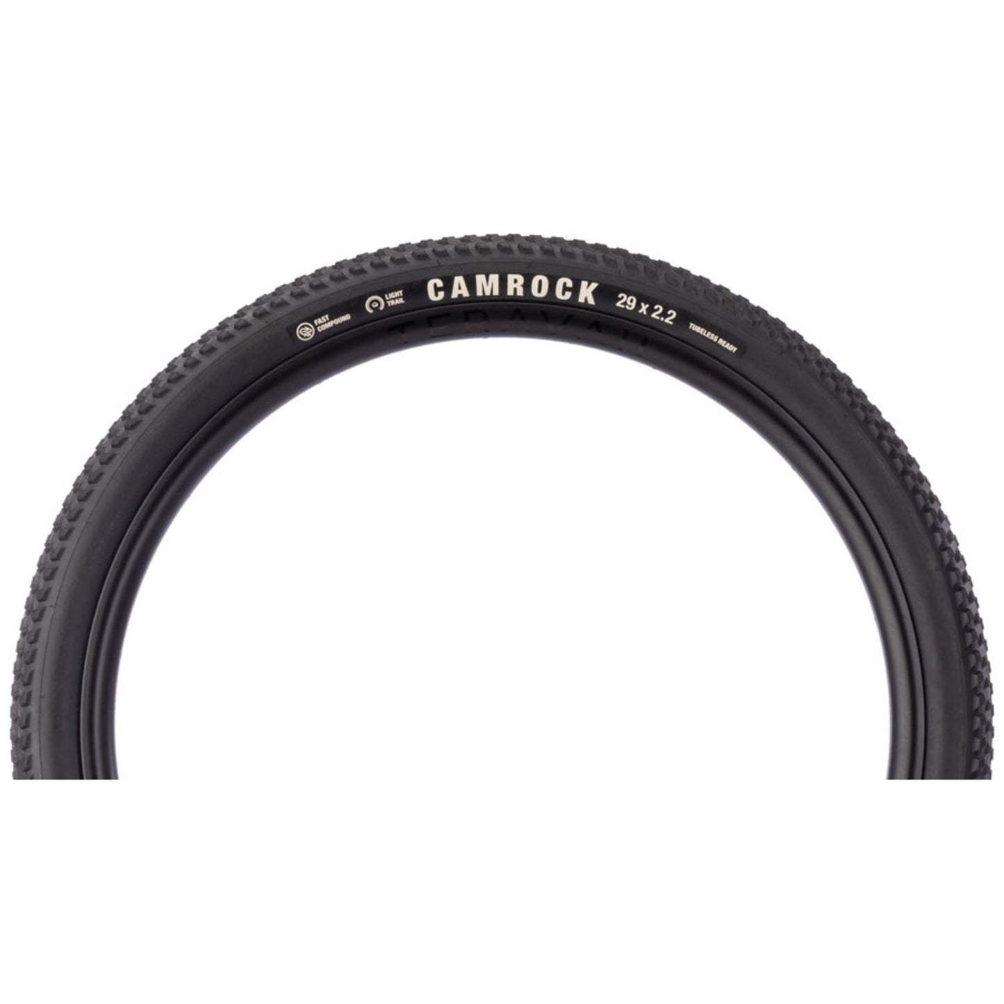 Teravail Camrock Tire - 29 x 2.2, Tubeless, Folding, Black, Light Trail [MPN: 19-000544]_2094185