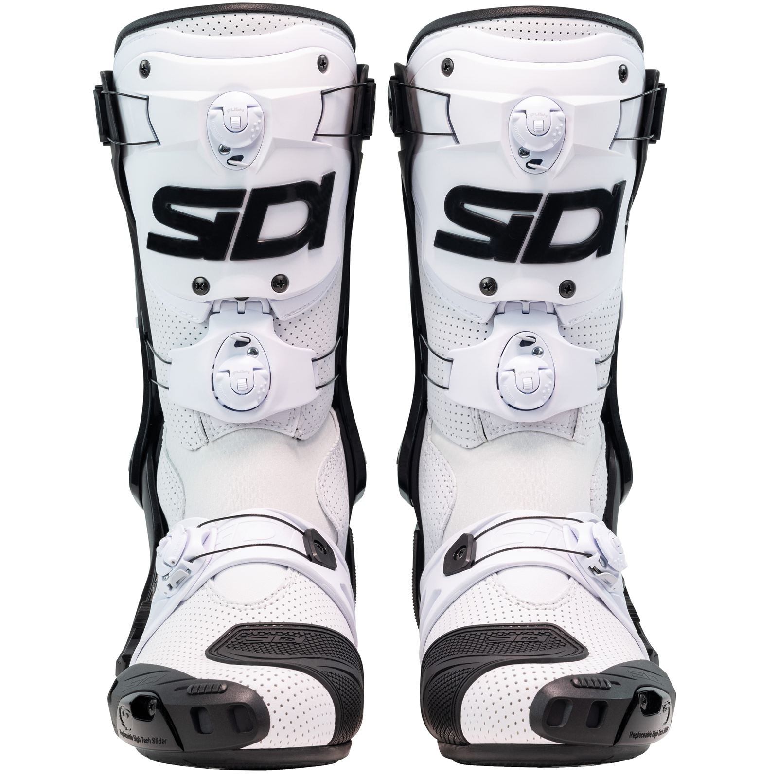 Sidi - Powersports Rex Air Motorcycle Boots - White/Black_2094476