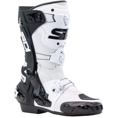 Sidi - Powersports Rex Air Motorcycle Boots - White/Black_2094643