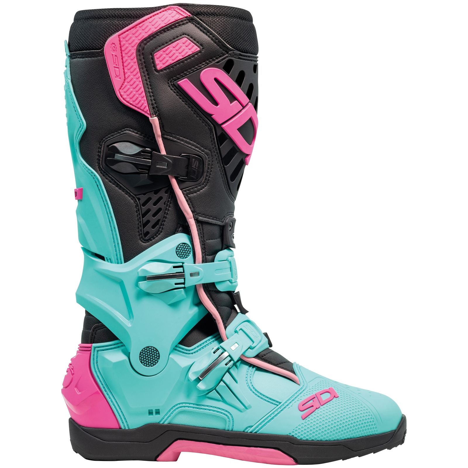 Sidi - Powersports Crossair Boots - Mint/Black/Pink_2095035