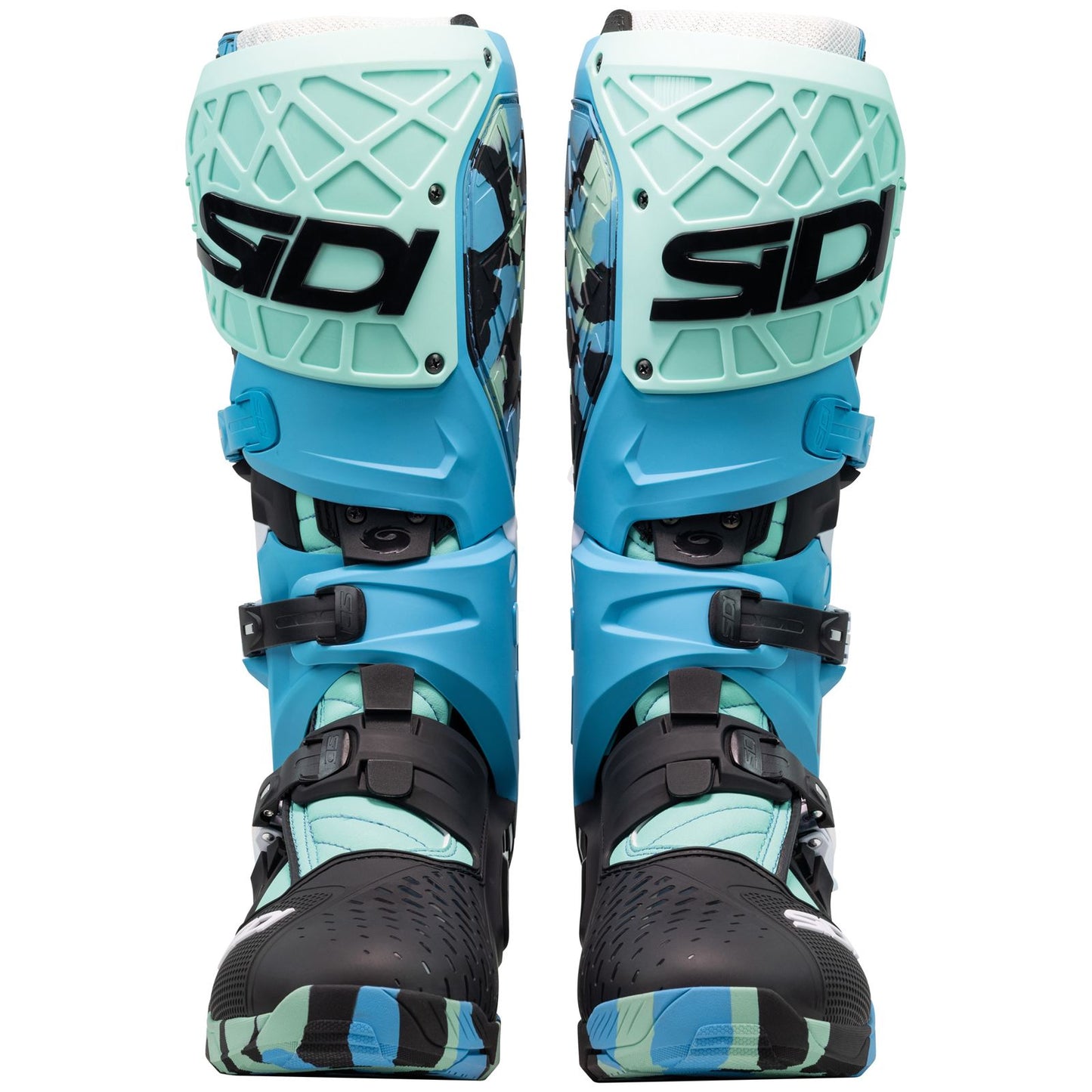 Sidi - Powersports Crossair X Off-Road Boots - Messy/Cyan_2094484