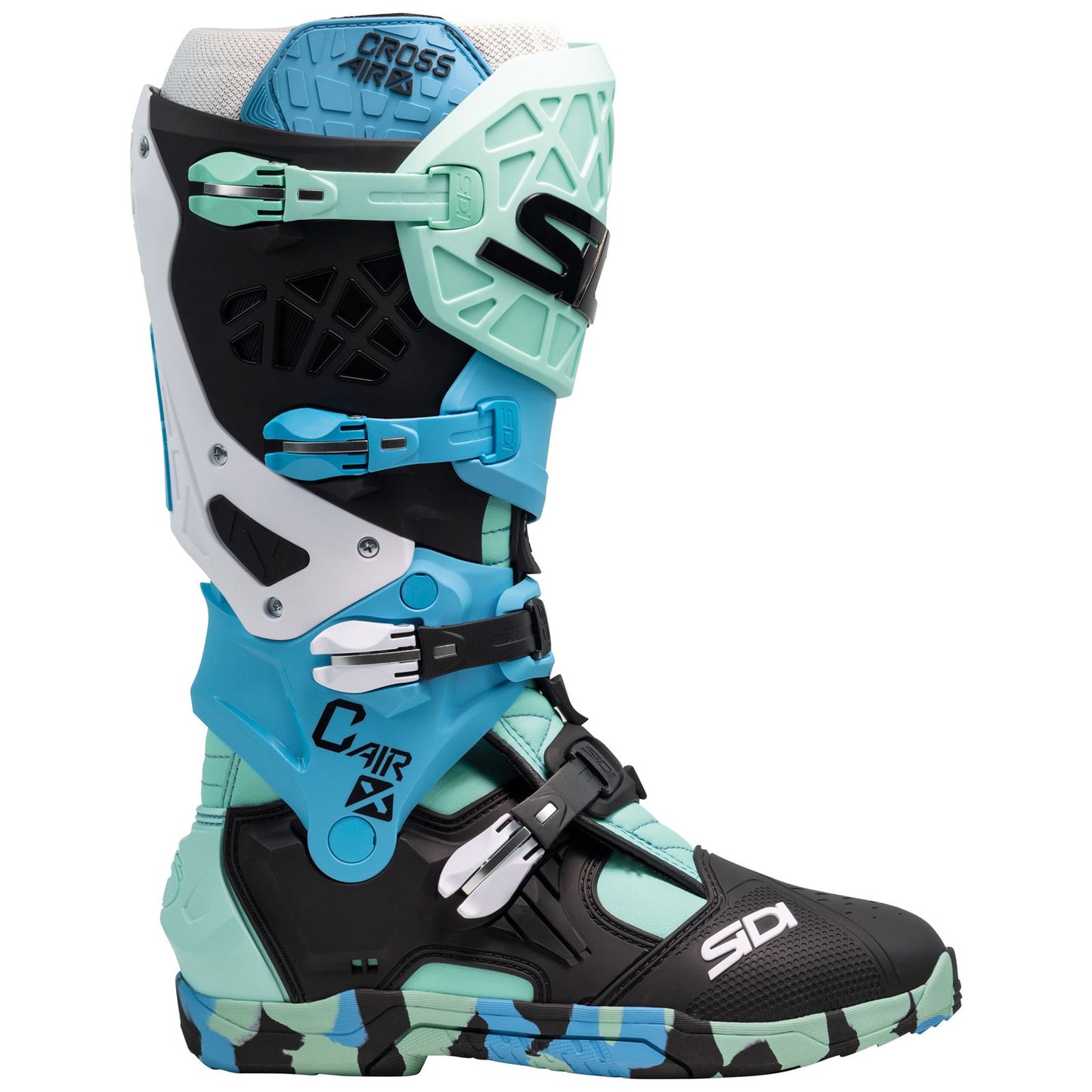 Sidi - Powersports Crossair X Off-Road Boots - Messy/Cyan_2094730