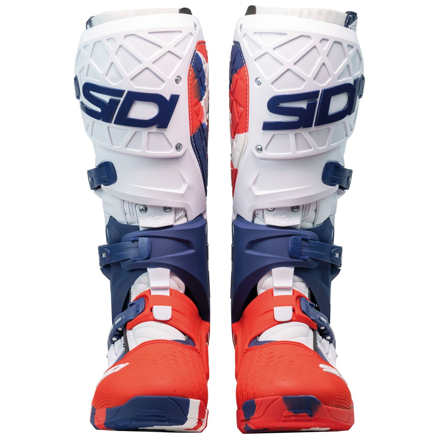 Sidi - Powersports Crossair X Off-Road Boots - White/Navy/Red_2094797