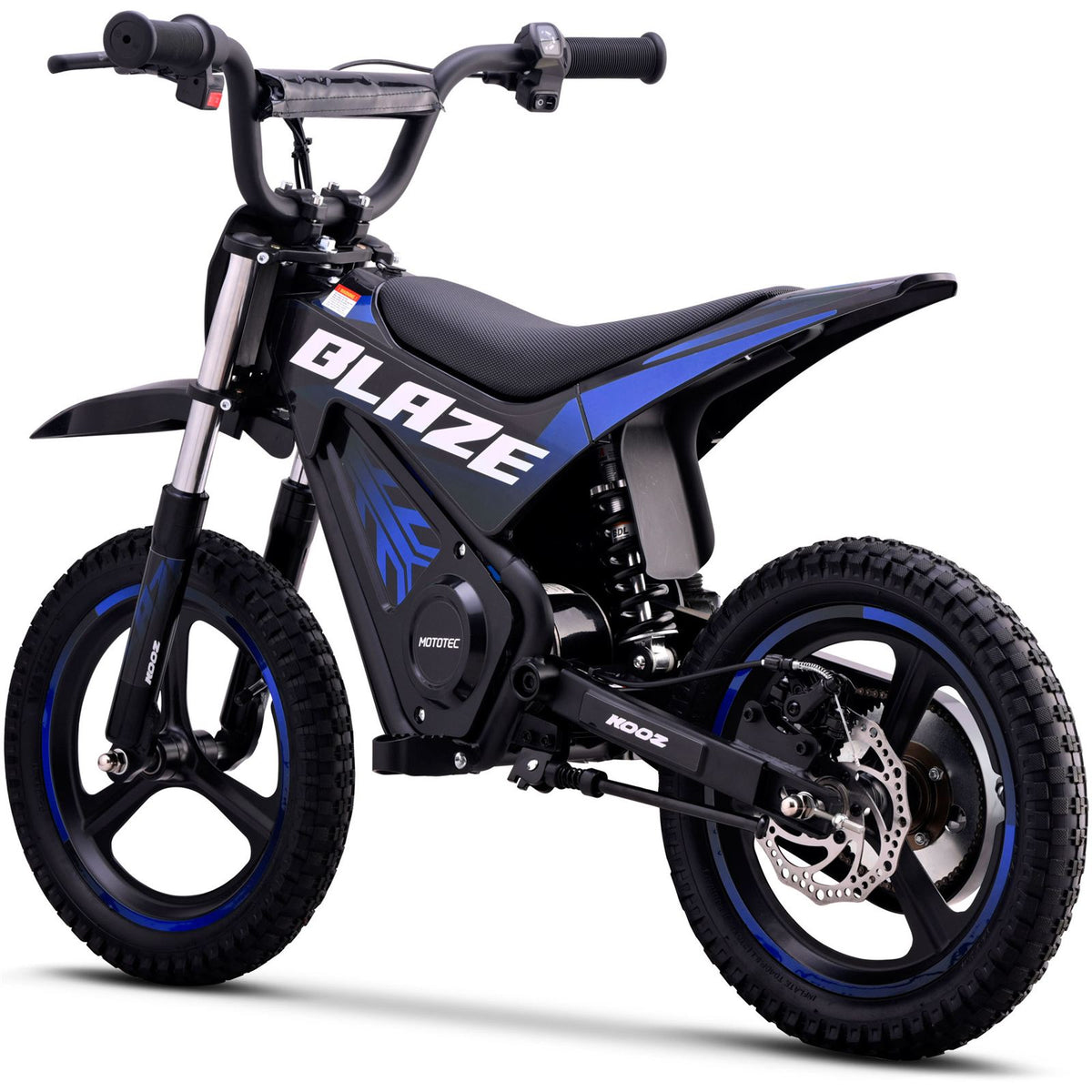 MotoTec USA 36v 350w Blaze Electric Dirt Bike - Blue [MPN: MT-Dirt-Blaze-36v-350w_Blue]_2095340