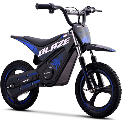 MotoTec USA 36v 350w Blaze Electric Dirt Bike - Blue [MPN: MT-Dirt-Blaze-36v-350w_Blue]_2095347