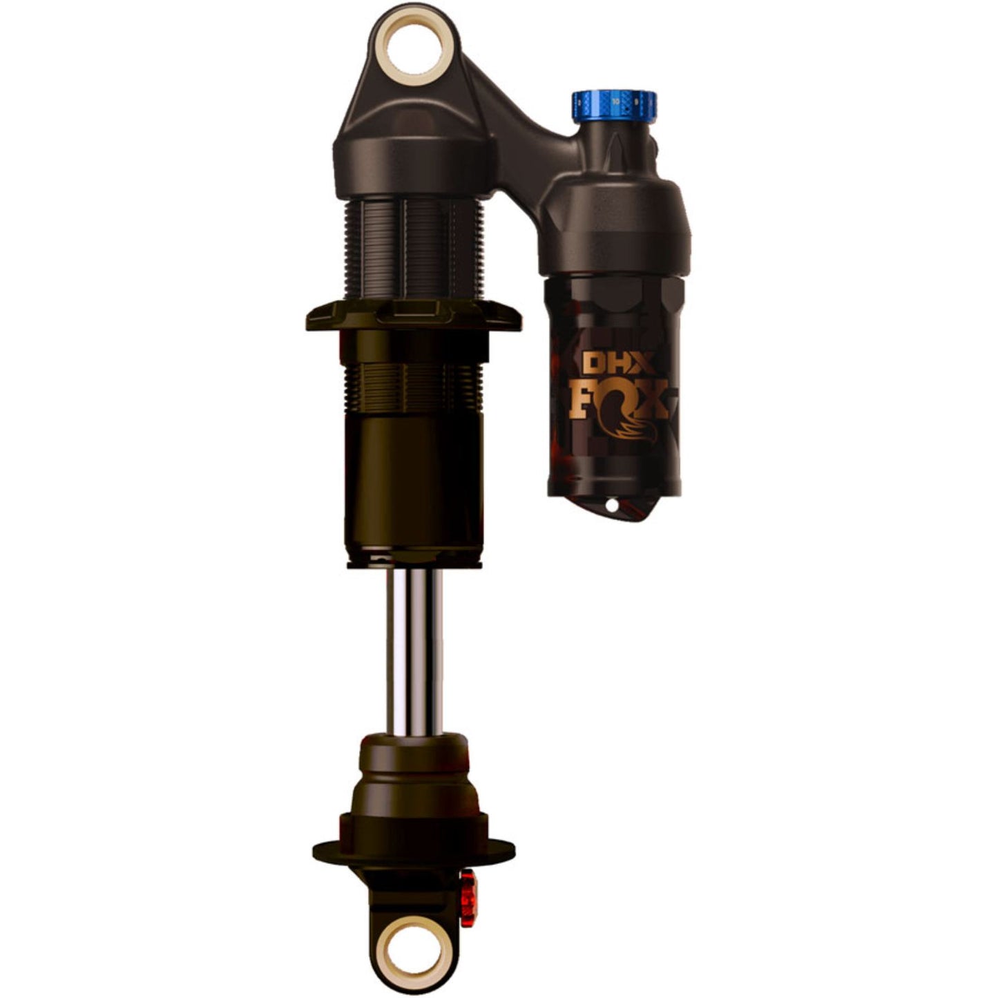 Fox Factory DHX Factory Rear Shock - Metric, 210 x 55 mm, 2-Position Lever, Black [MPN: 960-01-055]_2095919