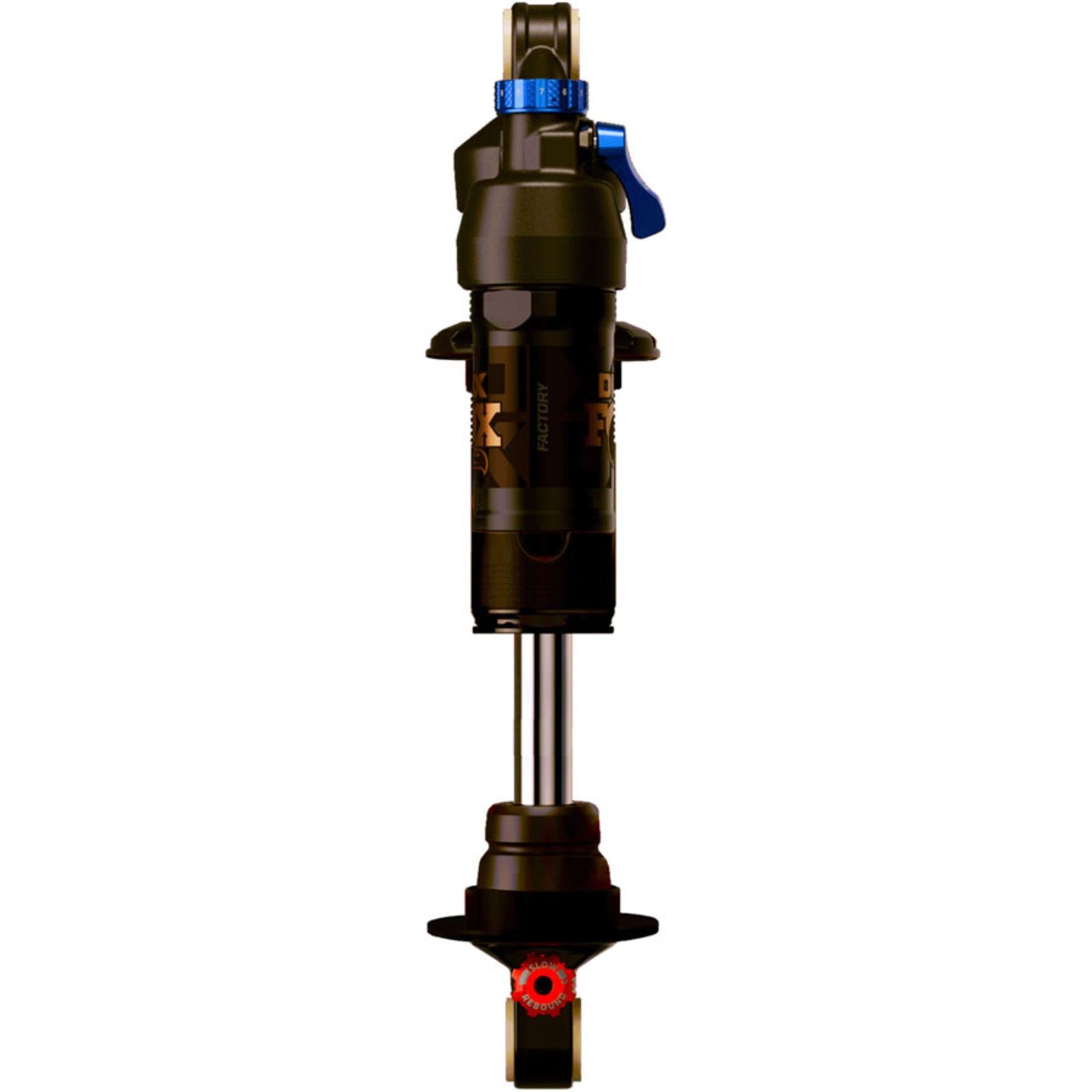 Fox Factory DHX Factory Rear Shock - Metric, 210 x 55 mm, 2-Position Lever, Black [MPN: 960-01-055]_2095920
