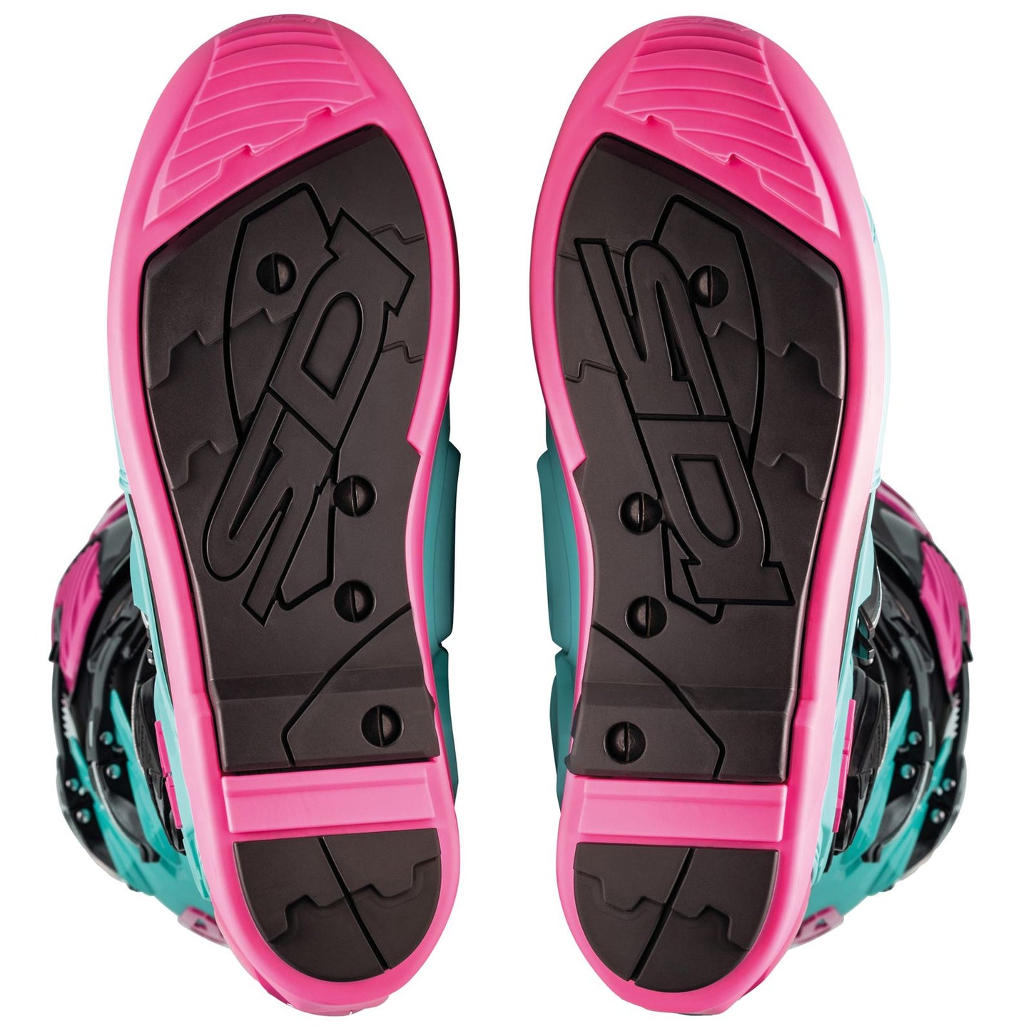 Sidi - Powersports Crossfire 3 SRS Boots - Black/Mint/Pink_2099496