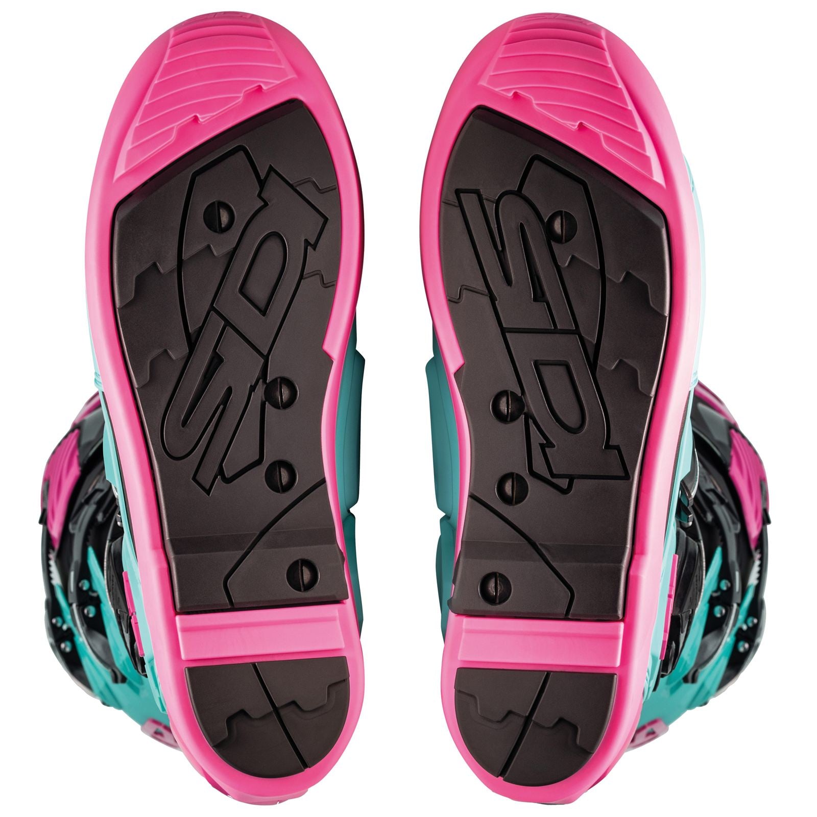 Sidi - Powersports Crossfire 3 SRS Boots - Black/Mint/Pink_2099496