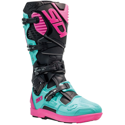 Sidi - Powersports Crossfire 3 SRS Boots - Black/Mint/Pink_2099598