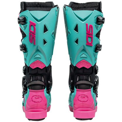 Sidi - Powersports Crossfire 3 SRS Boots - Black/Mint/Pink_2100086