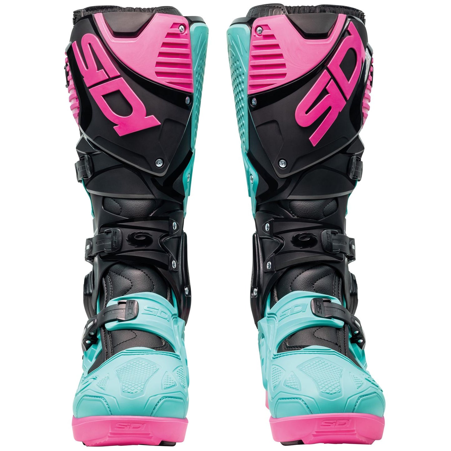 Sidi - Powersports Crossfire 3 SRS Boots - Black/Mint/Pink_2100467