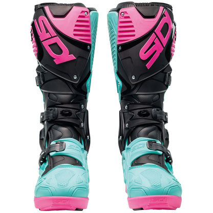 Sidi - Powersports Crossfire 3 SRS Boots - Black/Mint/Pink_2100467