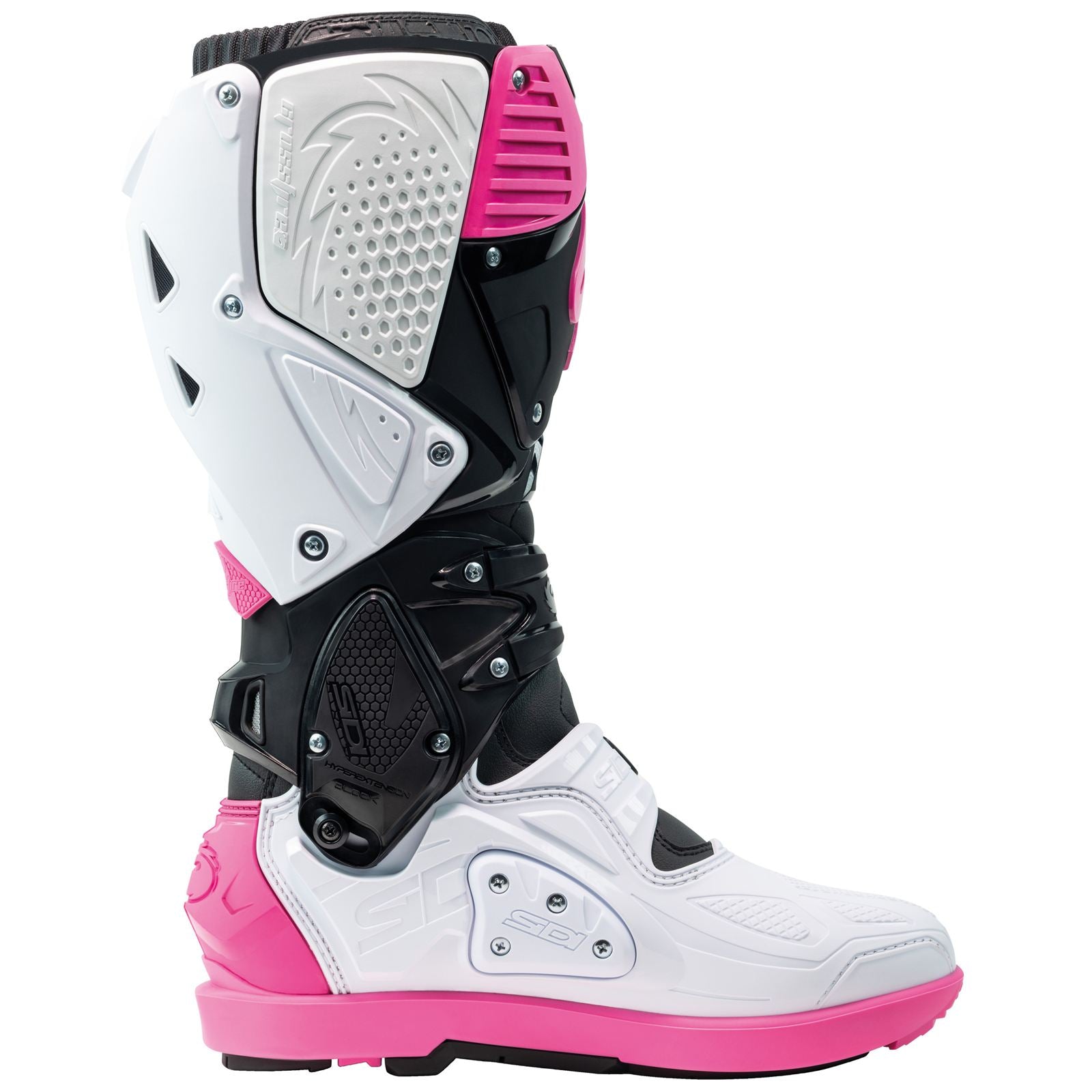 Sidi - Powersports Crossfire 3 SRS Boots - Black/White/Pink_2099679