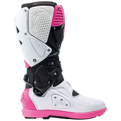 Sidi - Powersports Crossfire 3 SRS Boots - Black/White/Pink_2099679