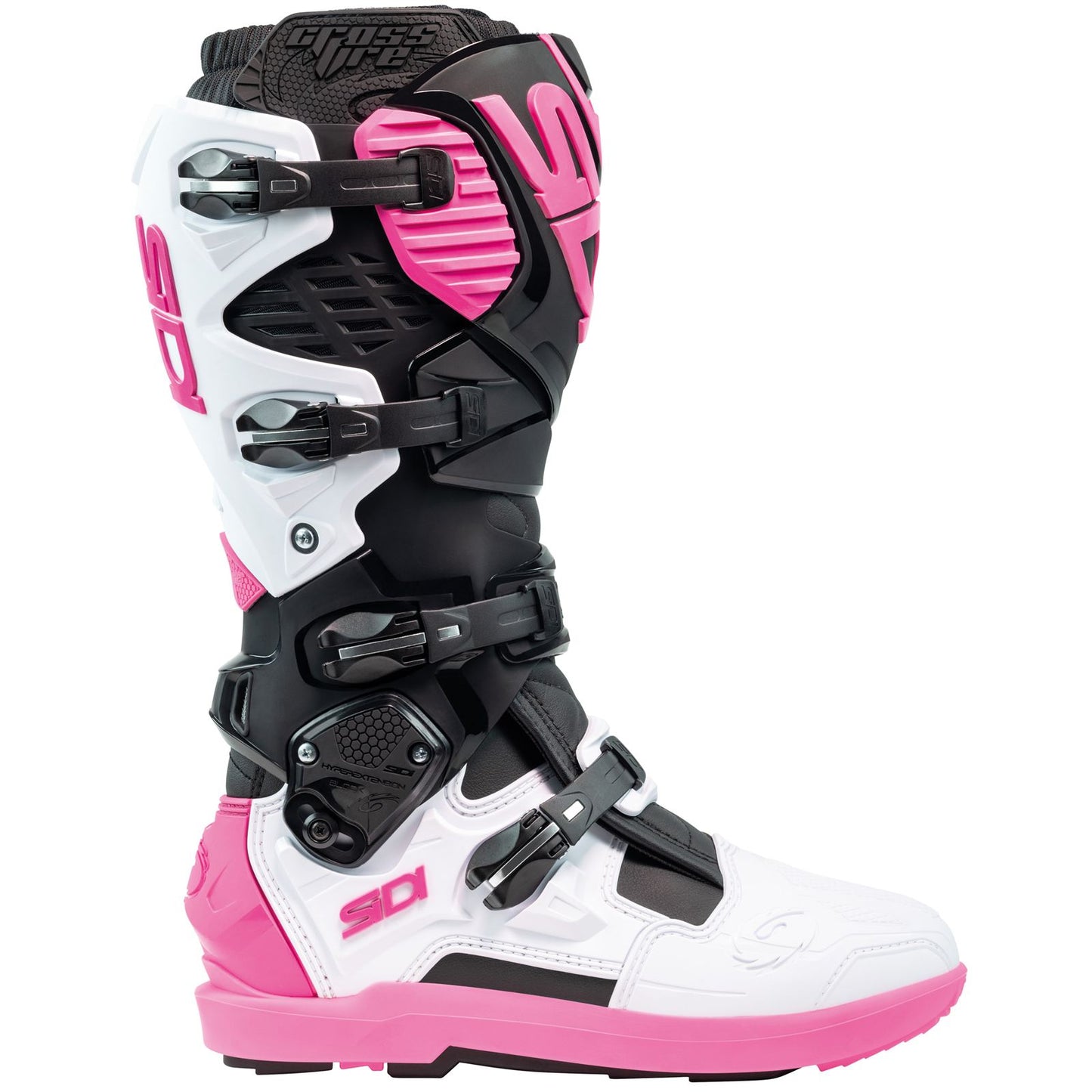 Sidi - Powersports Crossfire 3 SRS Boots - Black/White/Pink_2100091