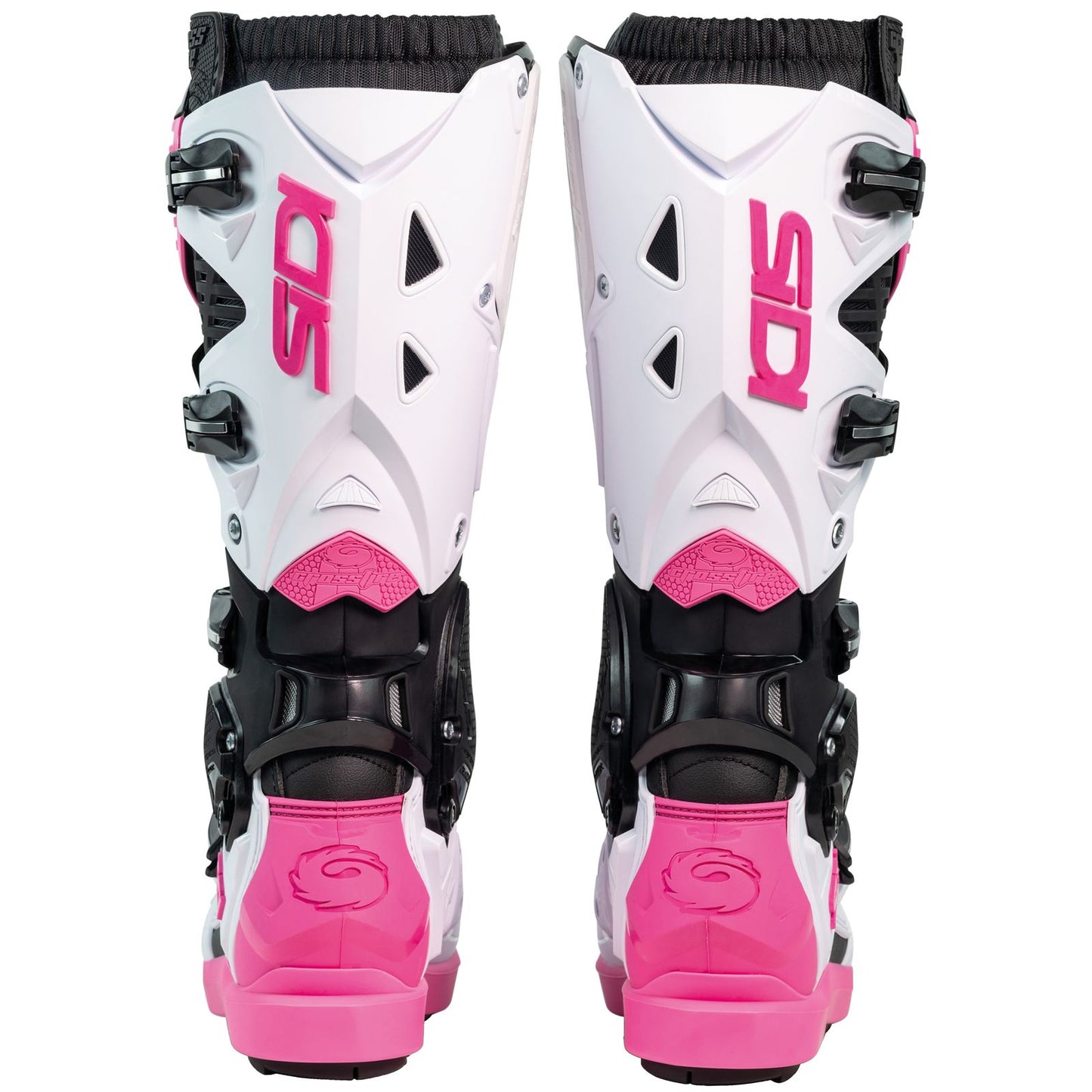 Sidi - Powersports Crossfire 3 SRS Boots - Black/White/Pink_2100244