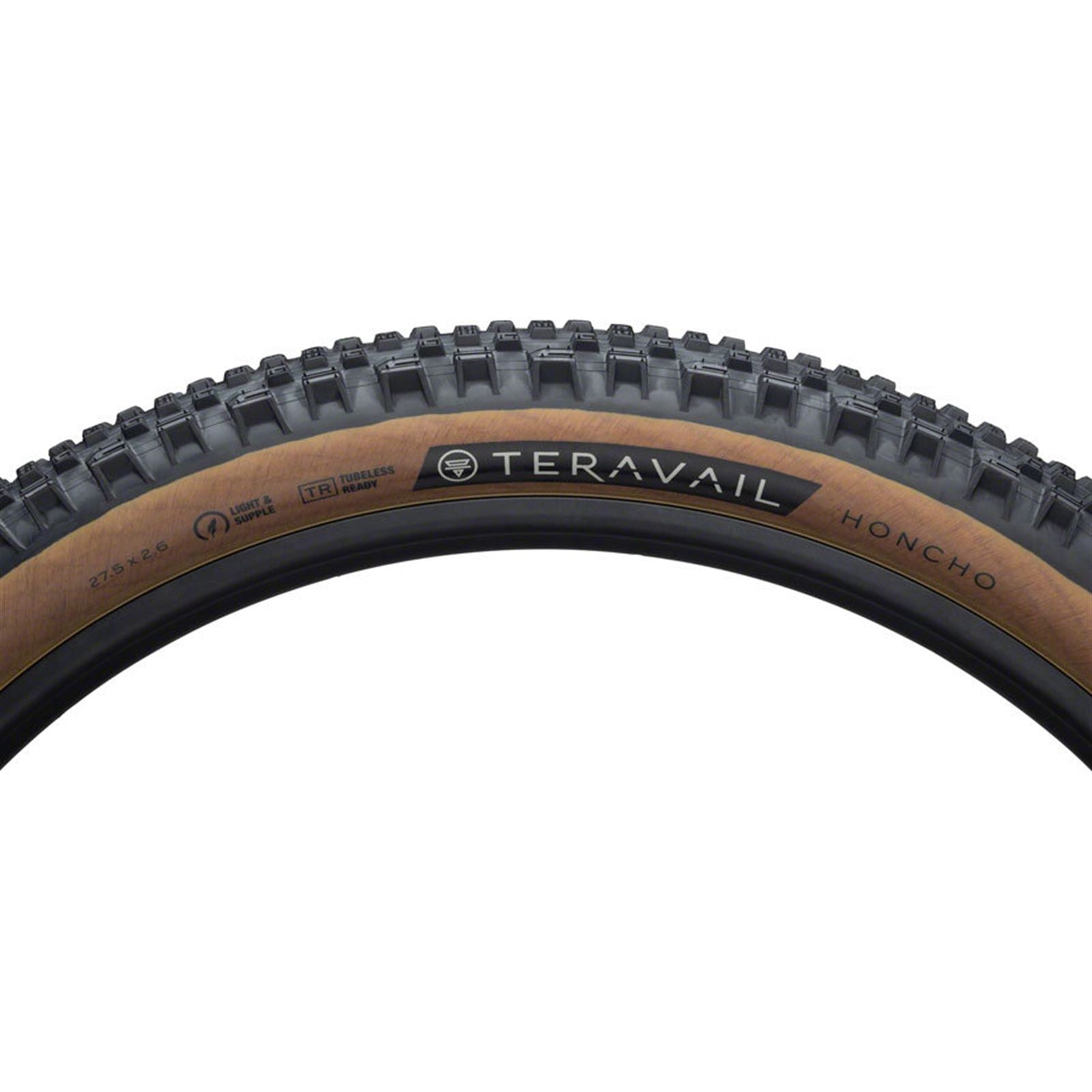 Teravail Honcho Tire - 27.5 x 2.6, Tubeless, Folding, Tan, Durable [MPN: 19-000052-TAN]_2096682