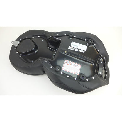 Mustang Motorcycle Products Lowdown Seat with Driver Backrest - Plain OPEN BOX [MPN: 79703]_2098473
