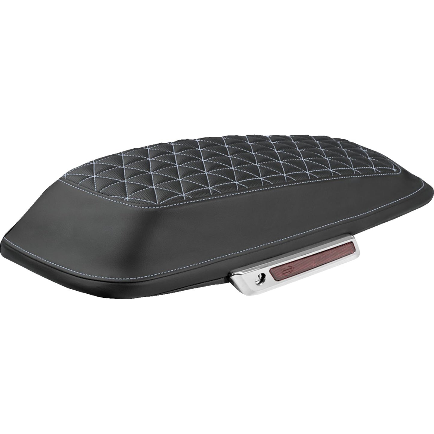 Saddlemen Saddlebag Lid Covers Tri-Gripper - Silver Stitch - FLH/FLT '14-'25 [MPN: L870-14-21105]_2097688