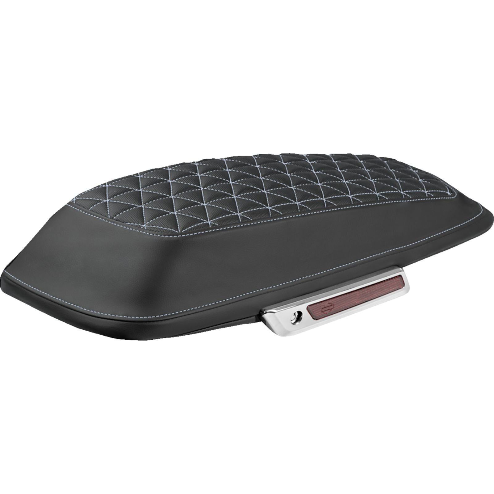 Saddlemen Saddlebag Lid Covers Tri-Gripper - Silver Stitch - FLH/FLT '14-'25 [MPN: L870-14-21105]_2097688